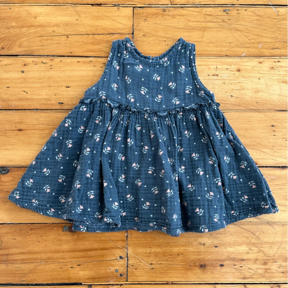 Rylee & Cru Floral Blue Sleeveless Dress